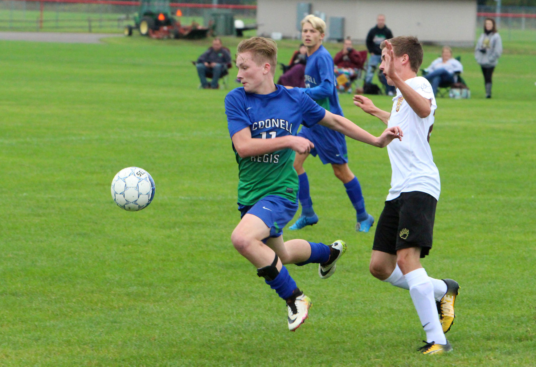 Barron at McDonell/Regis boys soccer 8-28-18